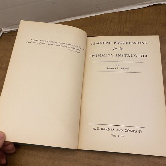 Teaching Progressions for the Swimming Instructor by Richard L. Brown - Picture 5 of 11
